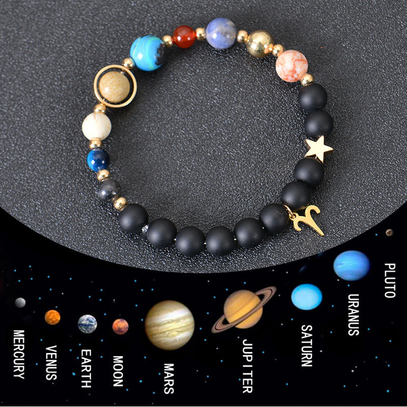 Tinkers Tinkers Frosted Stone Beaded Constellation Elite Bracelets - Uncategorized 0