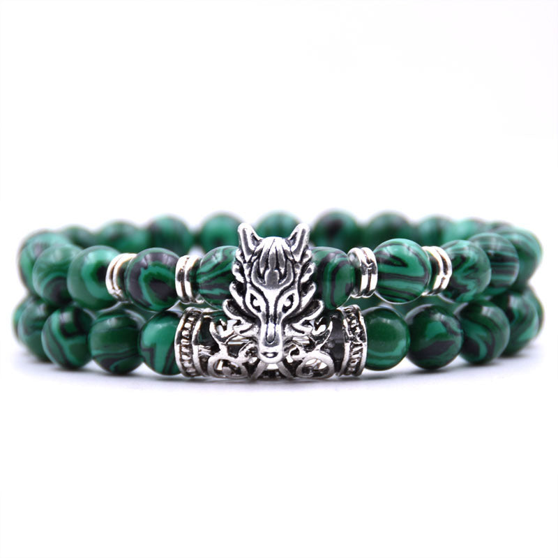 Natural Lava Stone Bracelet for Men Protection by Tinkers