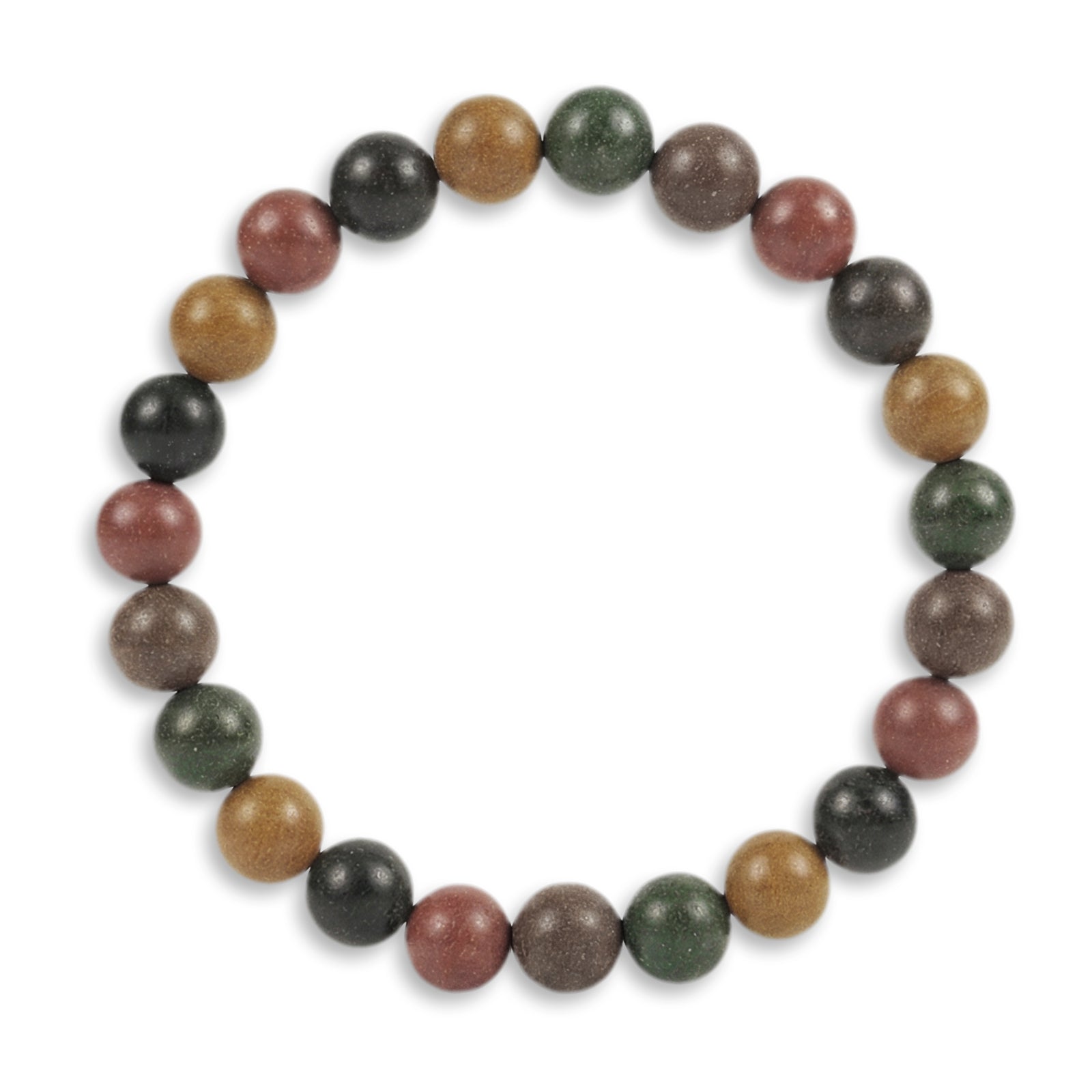 TCM Herbal Wood Bracelet — Sandalwood, Agarwood & Herb
