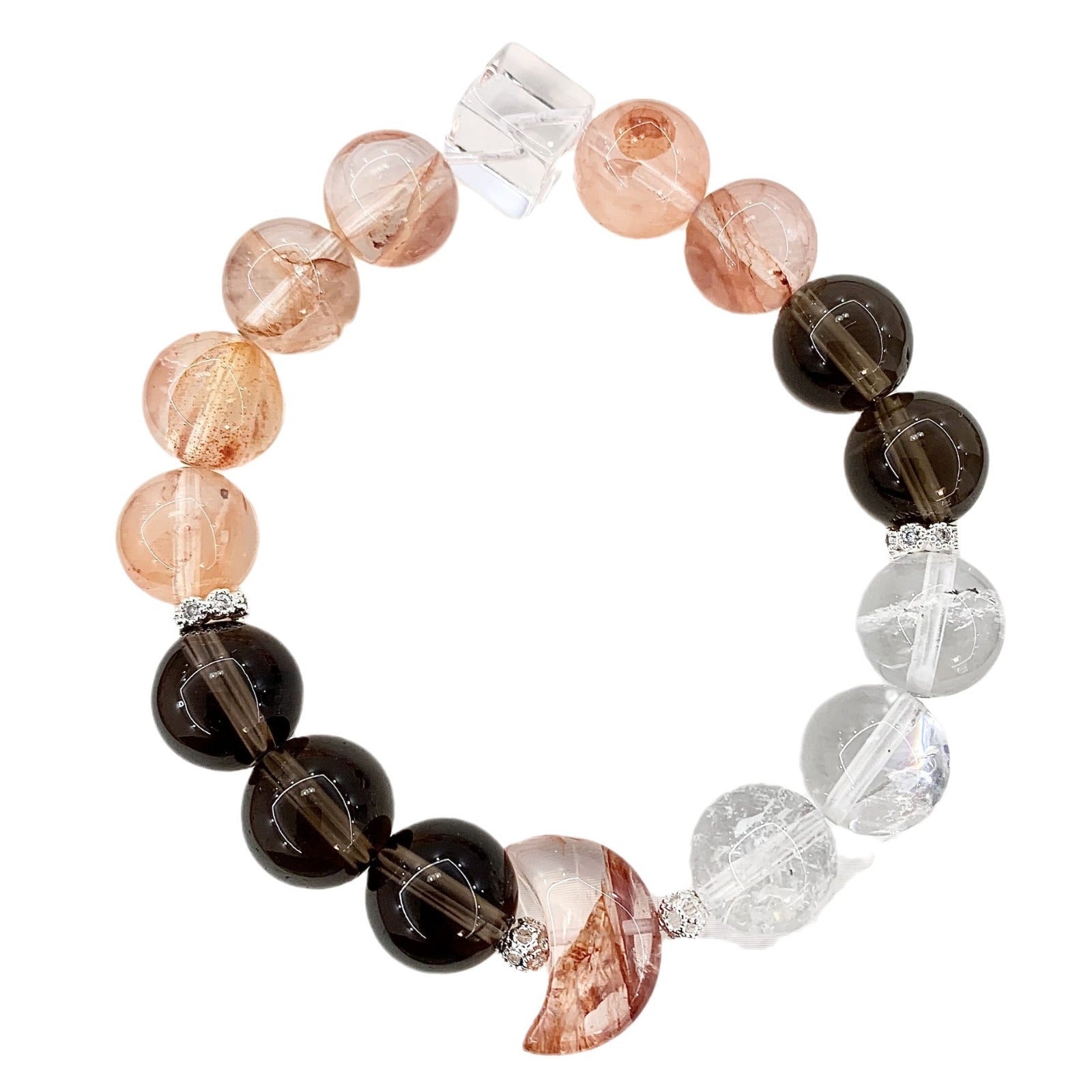 Natural White Crystal Healing Bracelet for Women by Tinkers