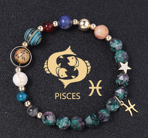 Tinkers Natural Stone Twelve Constellations Bracelet Exclusive - 0