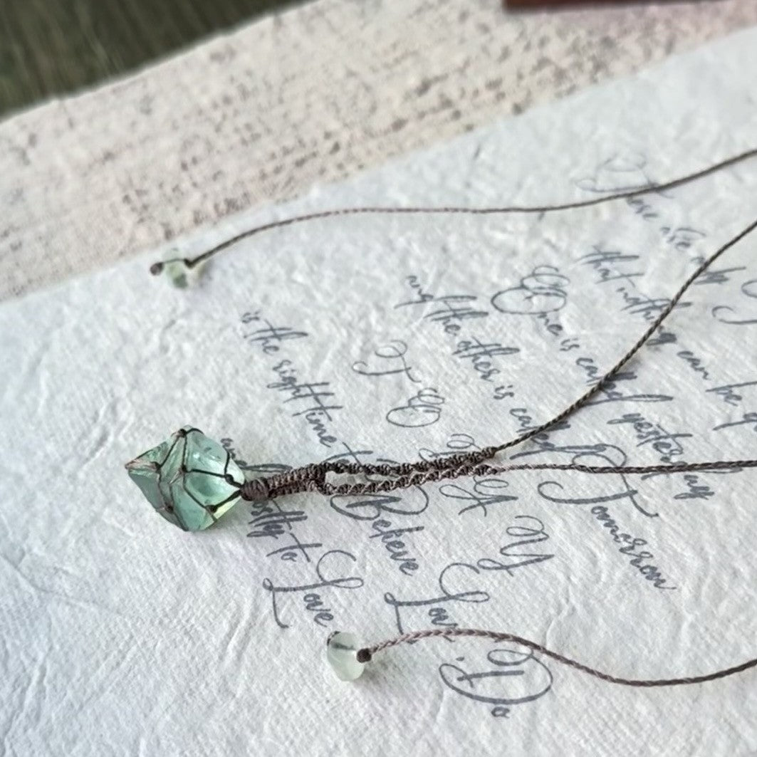 Handcrafted Labradorite Moonstone Necklace for Intuitive Protection by Tinkers