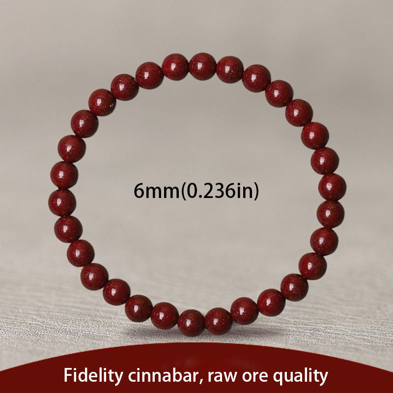 Tinkers Tinkers Cinnabar Bead Bracelet Signature Everyday Style - 0