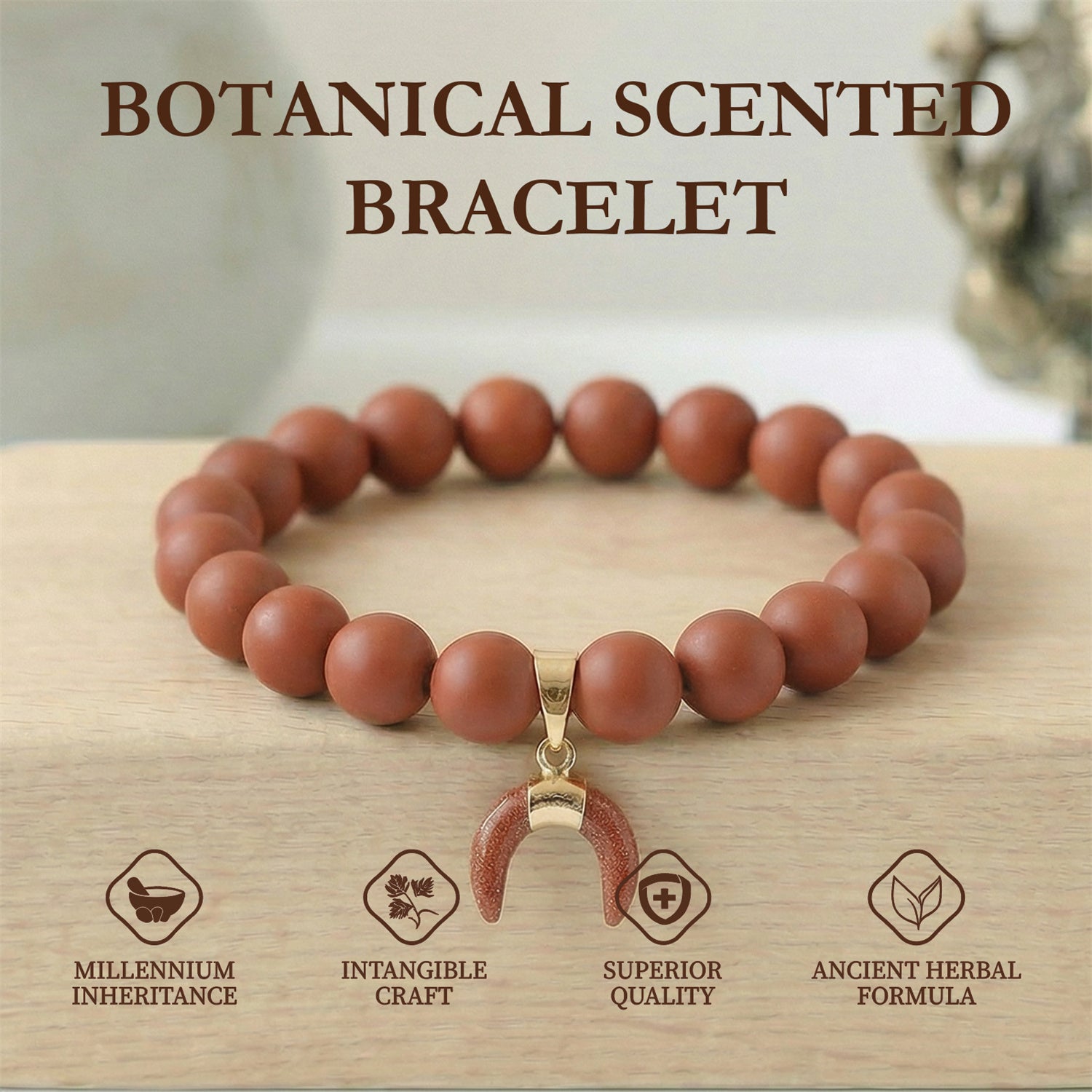 Ancient Botanical Scent Bracelet – Handmade Calm & Love for Mom