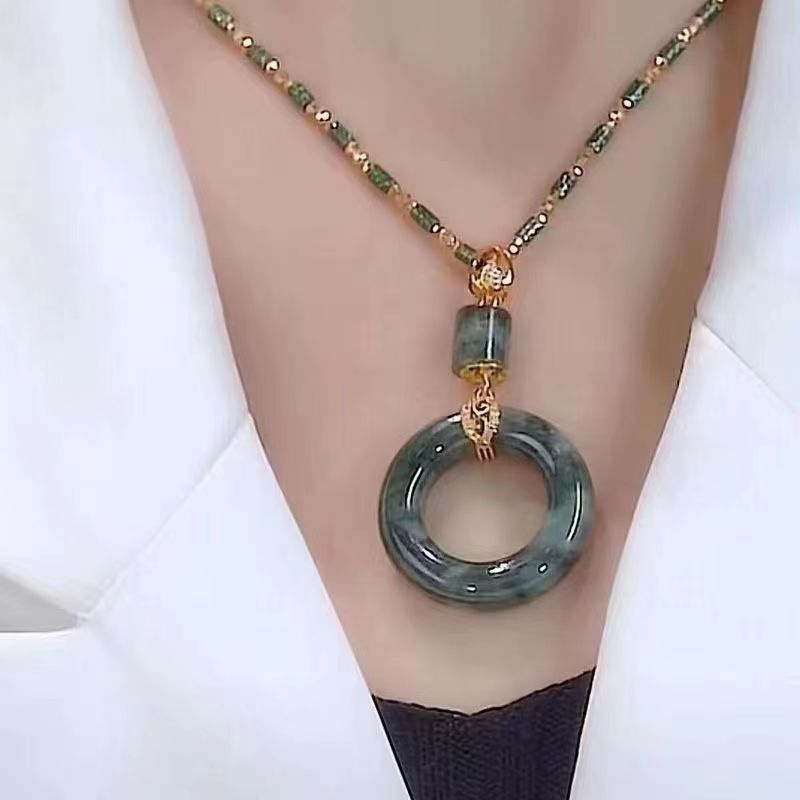 Unisex Temperament Halskette Wild Sicherheitsschnalle Anhänger