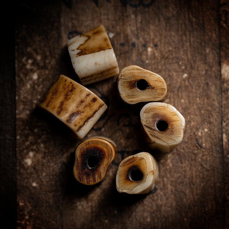 Natural Handcrafted Ox Bone Bracelet for Protection and Balance by Tinkers