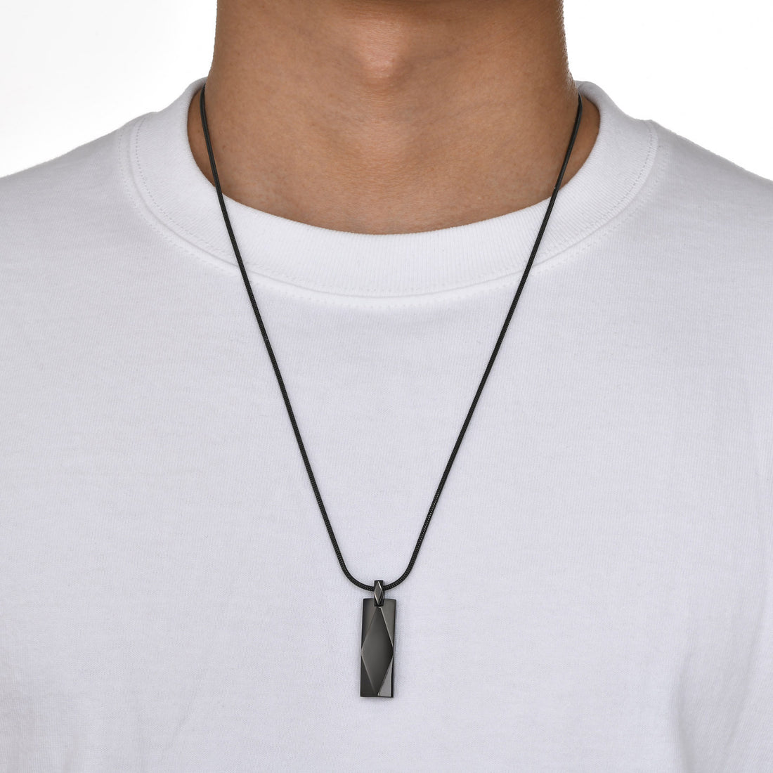 Handcrafted Elegant Stainless Steel Geometric Necklace by Tinkers