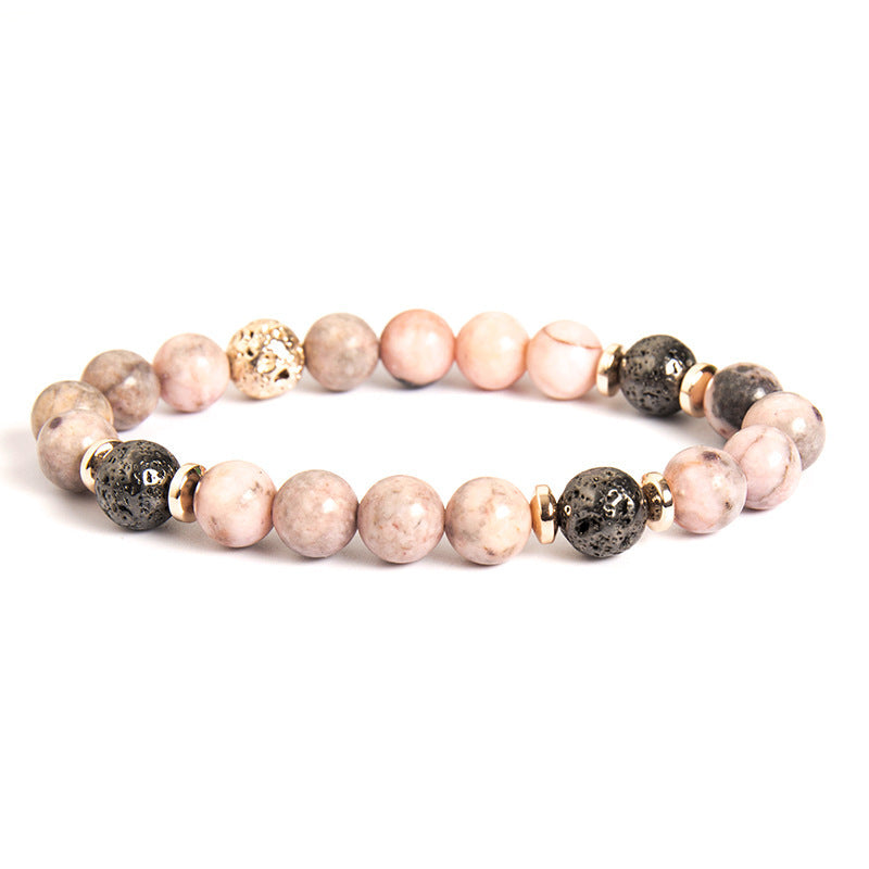 Tinkers Haematite Spacer Natural Stone Zebra Beaded Bracelet Elite - 0