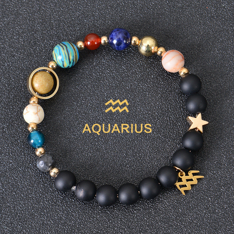 Tinkers Tinkers Frosted Stone Beaded Constellation Elite Bracelets - Uncategorized 0