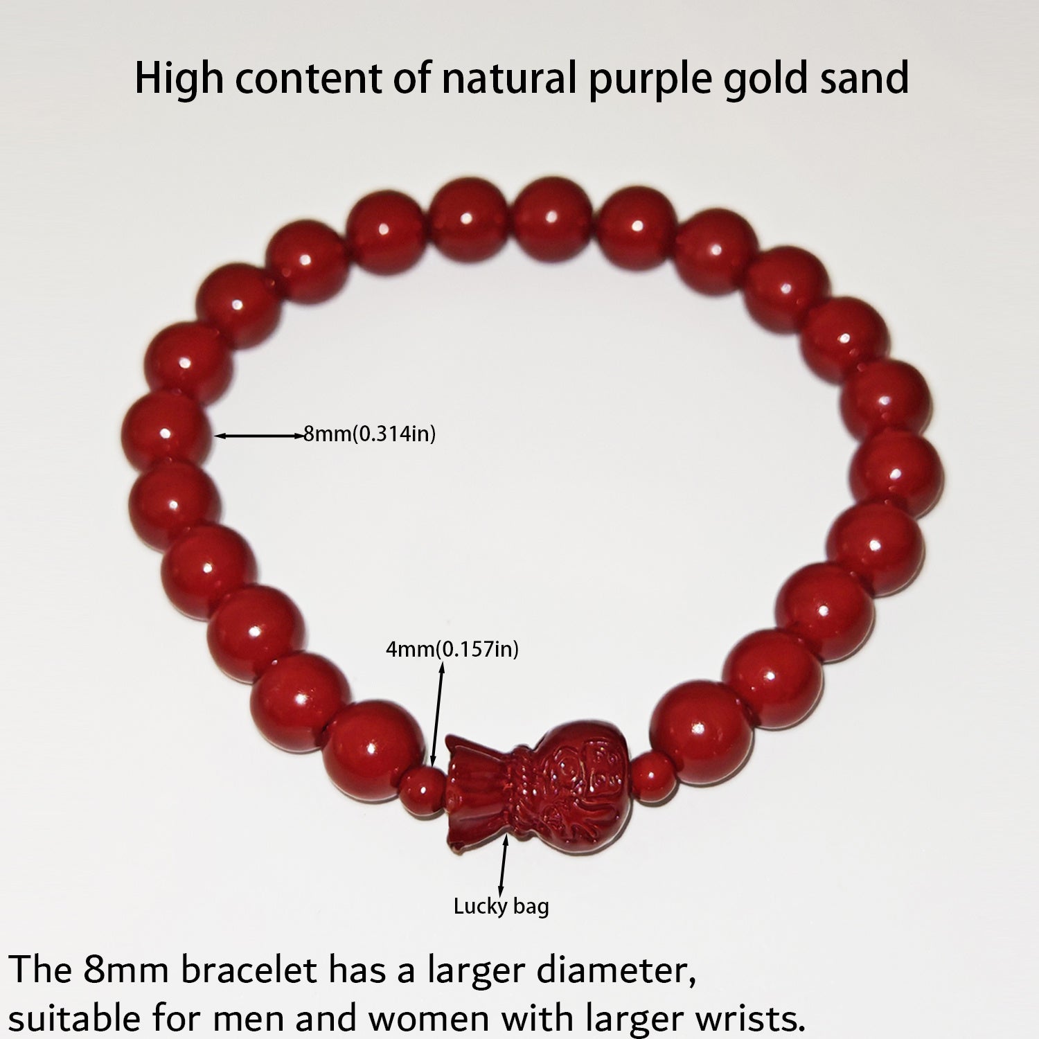 Tinkers Tinkers Cinnabar Bracelets Seven Styles Collection 8mm 6mm - 0