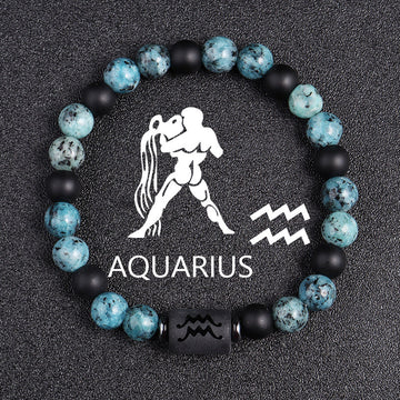 Tinkers Tinkers Rare Obsidian Zodiac Bracelet Twelve Constellations - Apparel & Accessories > Jewelry > Bracelets 0