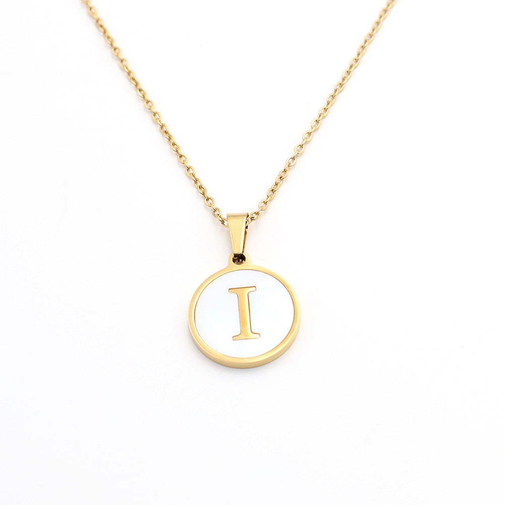 Handcrafted Natural Stone Alphabet Pendant by Tinkers for Empowerment