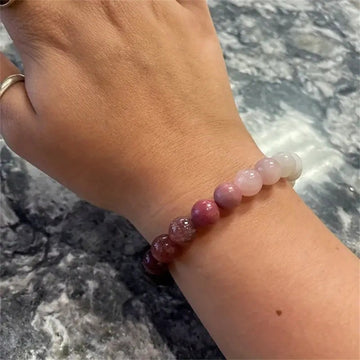 Tinkers Peach Blossom Natural Stone Bracelet For Women Exclusive - 0