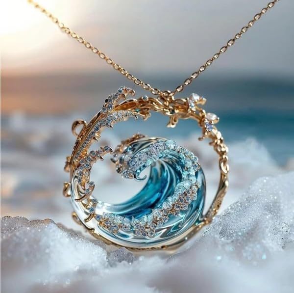 Ocean Theme Adjustable Hailang Necklace Copper Pendant