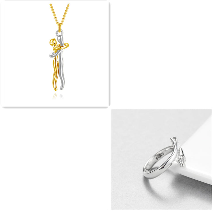 Handcrafted Natural Stone Love Necklace for Couples by Tinkers