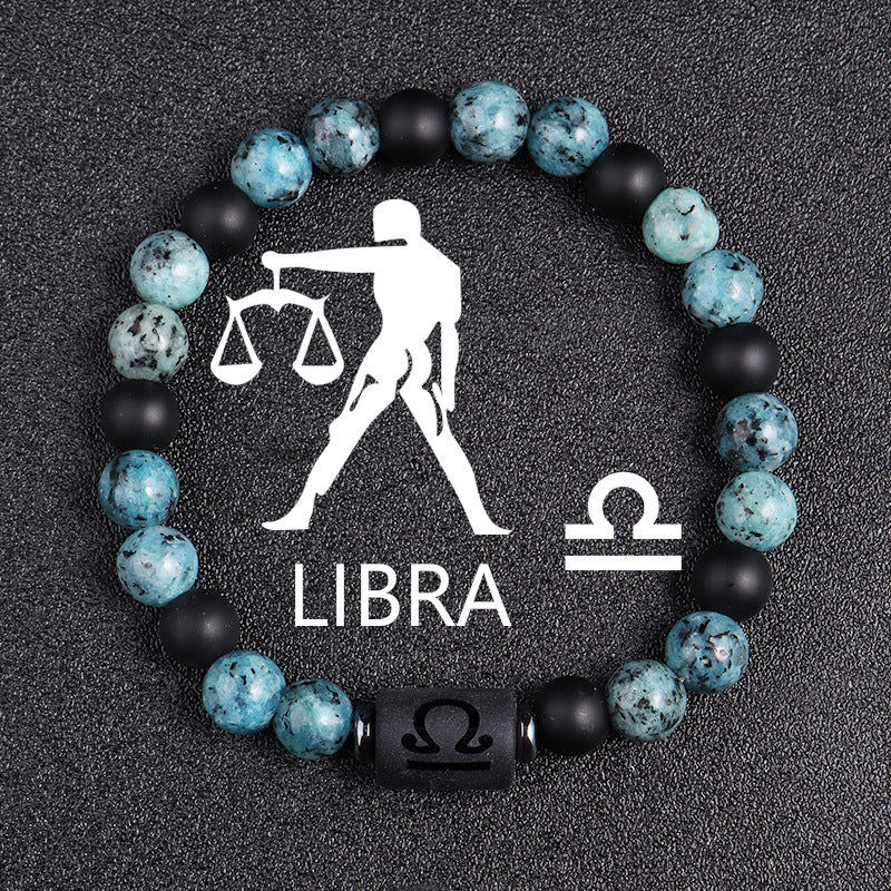 Tinkers Tinkers Rare Obsidian Zodiac Bracelet Twelve Constellations - Apparel & Accessories > Jewelry > Bracelets 0