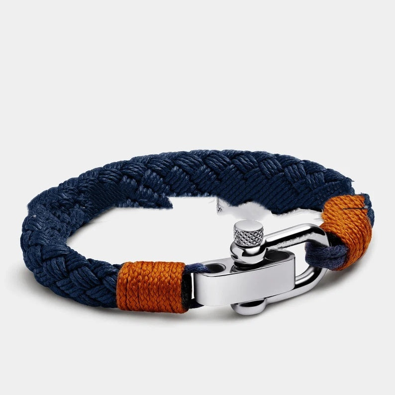 Hematite Protection Calm Nautical Minimalist Bracelet Unisex