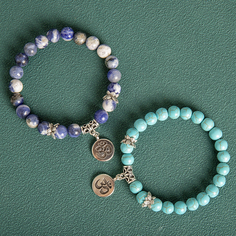 Natural Indian Agate Bracelet for Men by Tinkers Balance