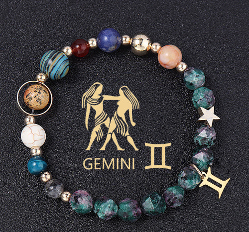 Tinkers Natural Stone Twelve Constellations Bracelet Exclusive - 0