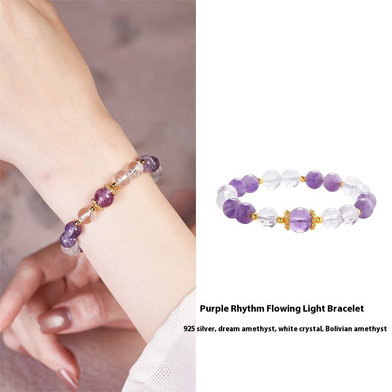 Amethyst Lucky Beads Bracelet By Tinkers For Healing