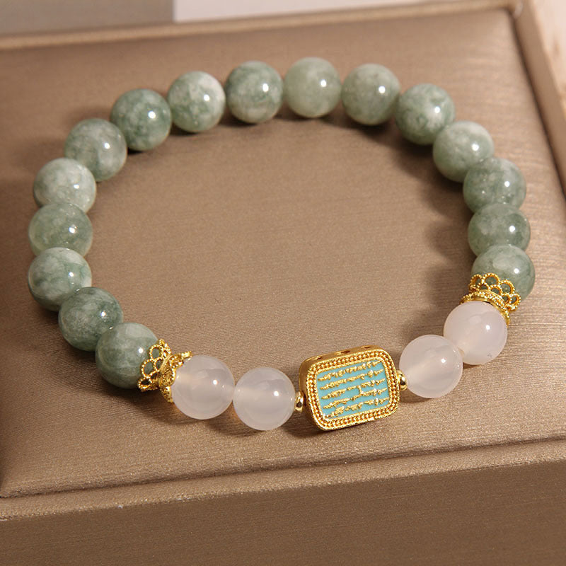 Tinkers Tin Emerald Crystal Bracelet Five Sutras Girls Limited - 0