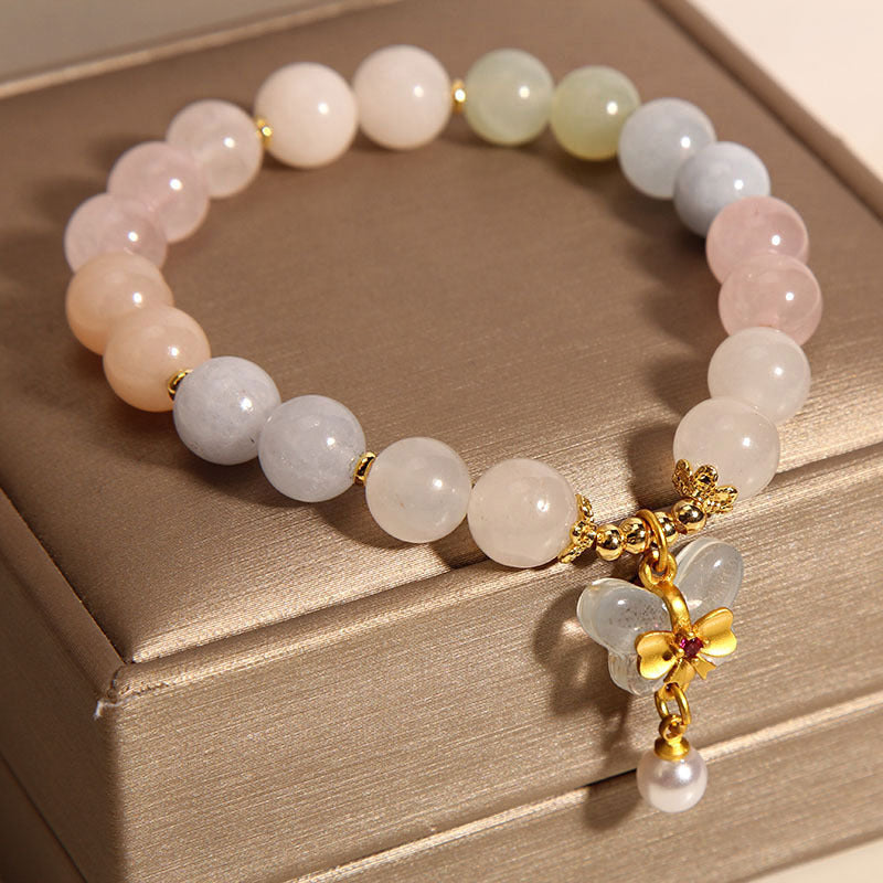 Tinkers Tinkers Candy Color Morganite Bracelet Crystal Jade Elite - 0