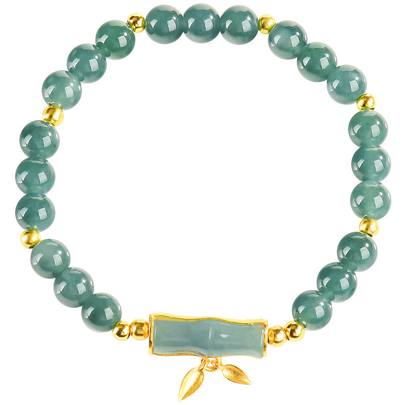Natural Jade Blue Water Festival High Rise Bracelet Women