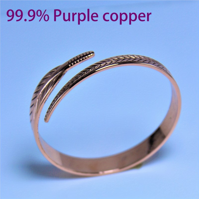 Vintage Leaf Brass Bracelet — Antique Bronze | Botanical Cuff