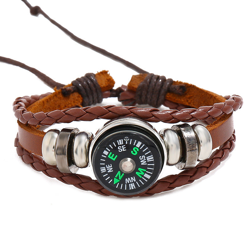 Handcrafted Leather Bracelet For Men Protection by Tinkers