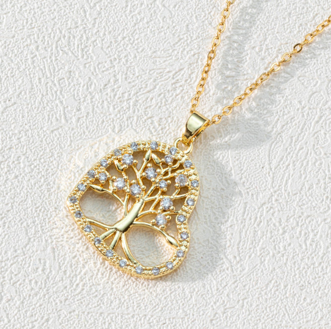 Elegant Handcrafted Tree of Life Necklace for Women's Balance by Tinkers