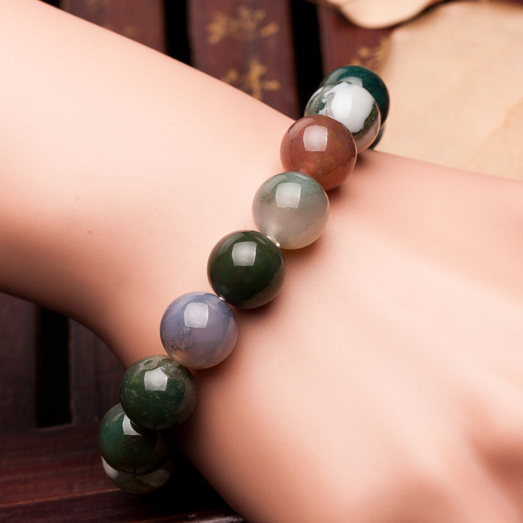 Natural Indian Agate Bracelet Unisex Balance By Tinkers
