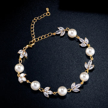 Tinkers Tinkers Tequ Zircon Bracelet Two Tone White Gold Elite - 0