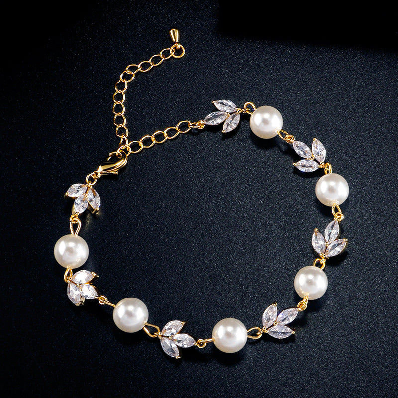 Tinkers Tinkers Tequ Zircon Bracelet Two Tone White Gold Elite - 0