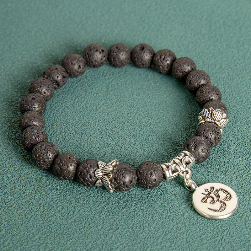 Natural Indian Agate Bracelet for Men by Tinkers Balance