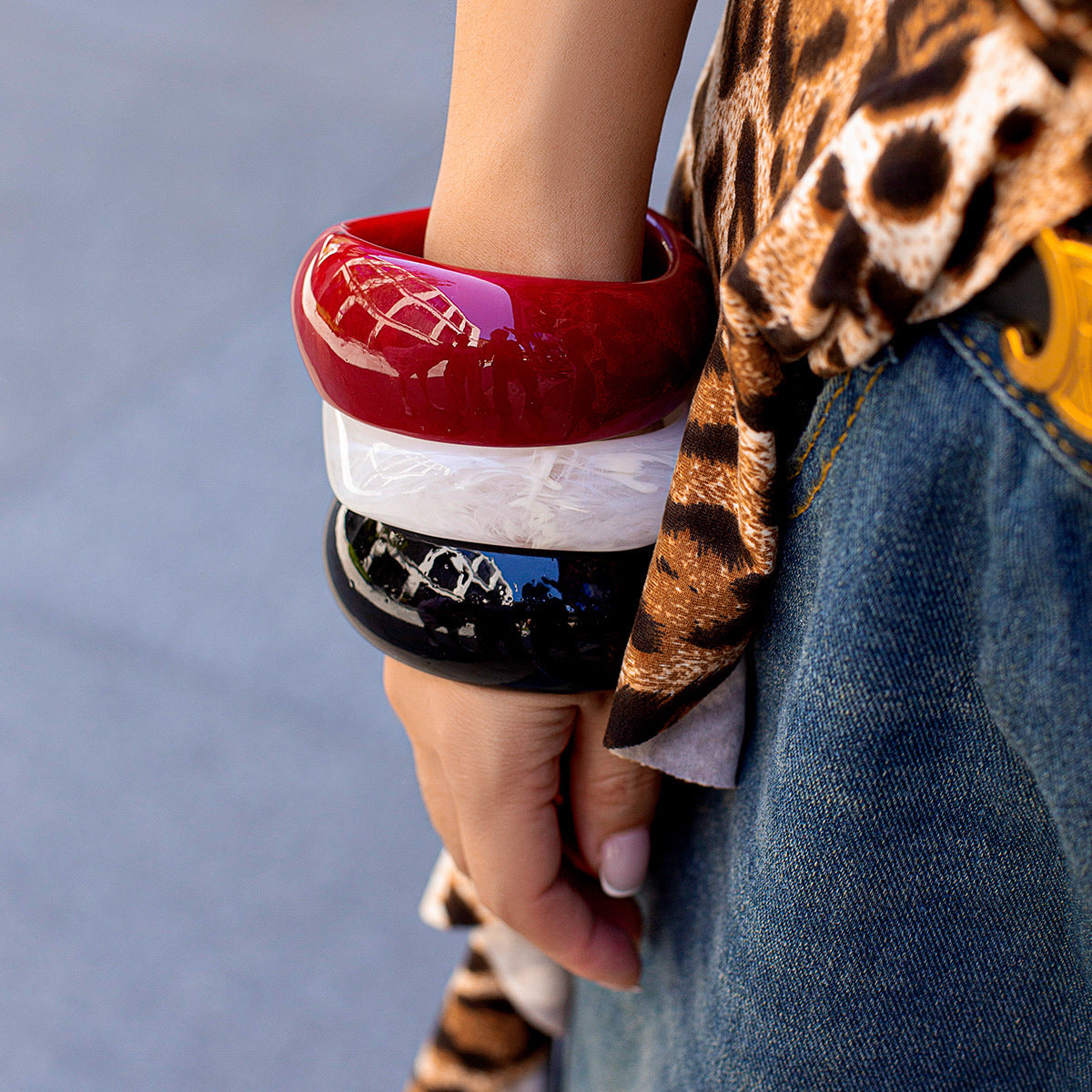 Tinkers Exclusive Resin Translucent Wide Bracelet Colorfast Edition - 0