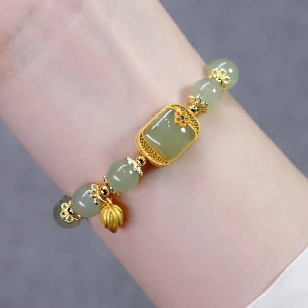 Tinkers Fashion Cube Sugar Lotus Seedpod Alloy Bracelet Exclusive - 0