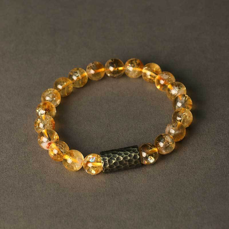Tinkers Bodhi Yellow Tower Crystal Double Ring Bracelet Edition - 0