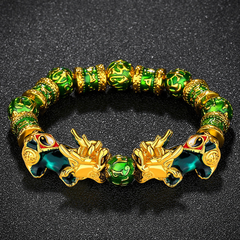 Vietnam Sand Gold Pixiu Armband von Tinkers - Wealth Energy