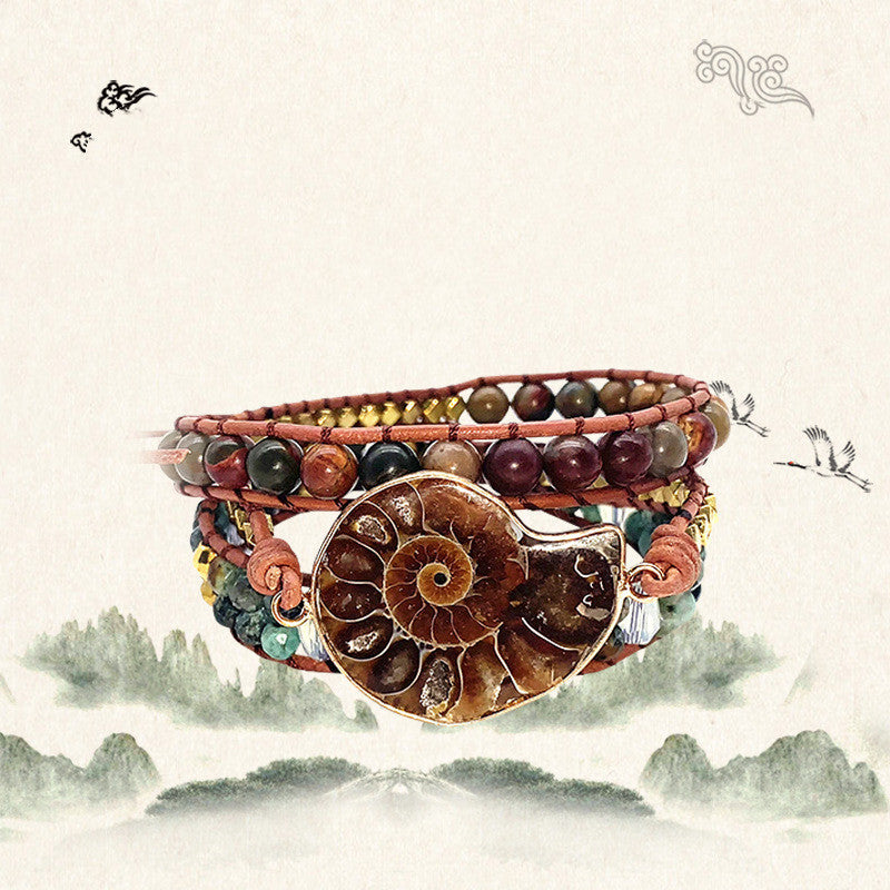 Handcrafted Natural Conch Bracelet for Balance by Tinkers