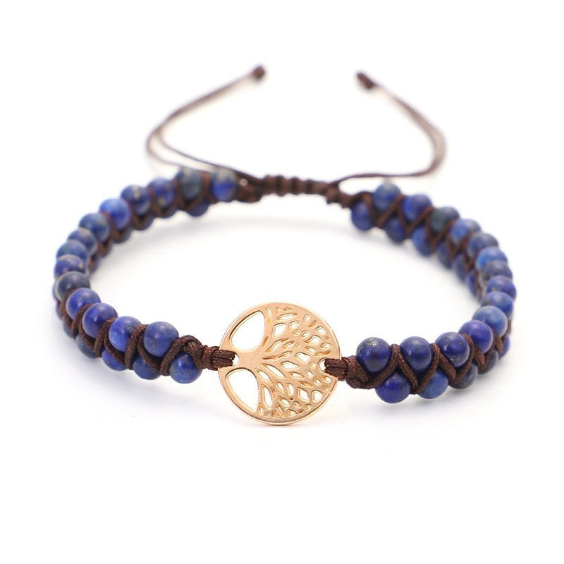 Tinkers Tinkers Woven Twine Tree Of Life Yoga Bracelet Artisan - Apparel & Accessories > Jewelry > Bracelets 0