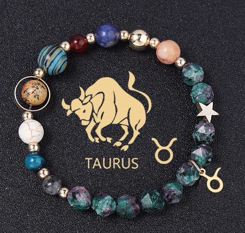 Tinkers Natural Stone Twelve Constellations Bracelet Exclusive - 0