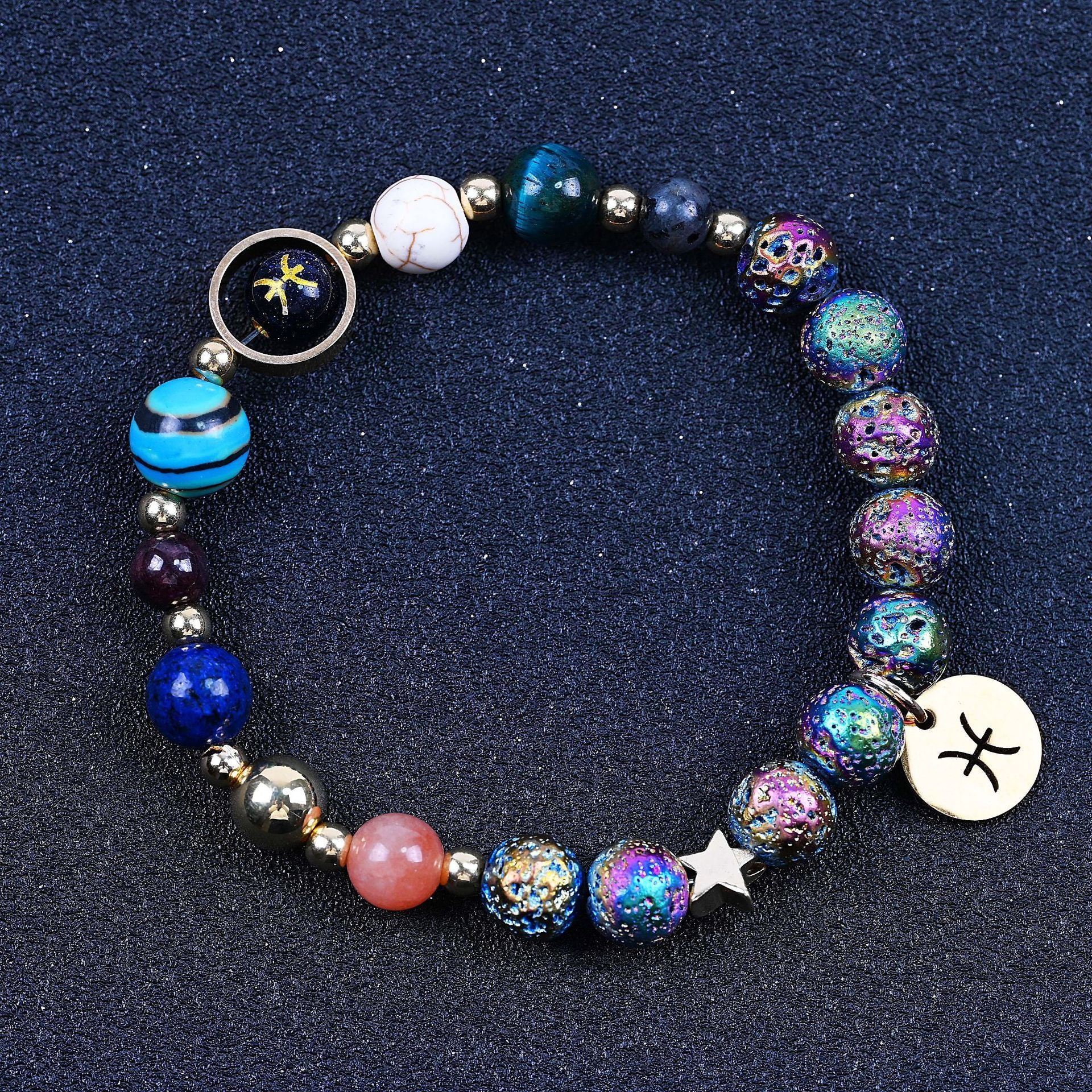 Tinkers Blue San Limited Constellations Volcanic Rock Bracelets - 0