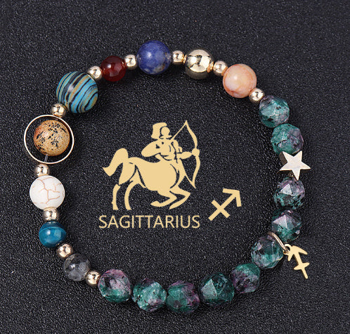 Tinkers Natural Stone Twelve Constellations Bracelet Exclusive - 0