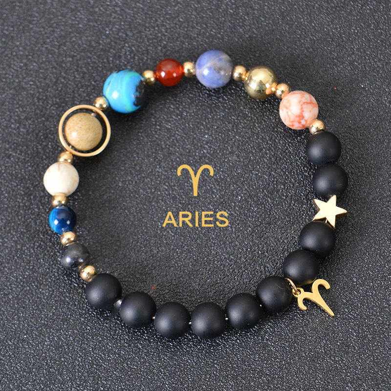 Tinkers Tinkers Frosted Stone Beaded Constellation Elite Bracelets - Uncategorized 0