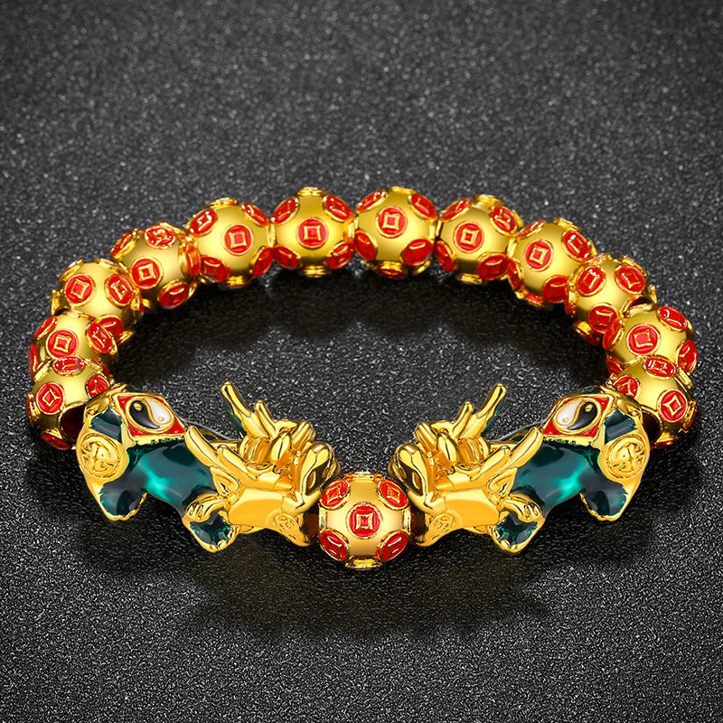 Vietnam Sand Gold Pixiu Armband von Tinkers - Wealth Energy