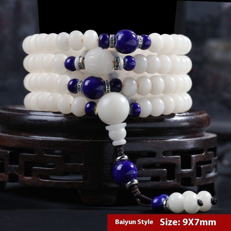 108 Bodhi Root Beads Bracelet Vintage Bodhi Seed Jewelry