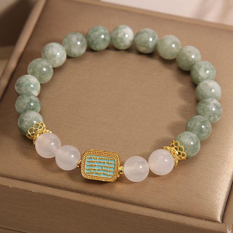 Tinkers Tin Emerald Crystal Bracelet Five Sutras Girls Limited - 0