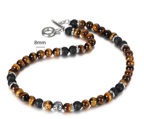 Tinkers Feiya Tiger Eye Bracelet Necklace 108 Beads Lotus Limited - 0