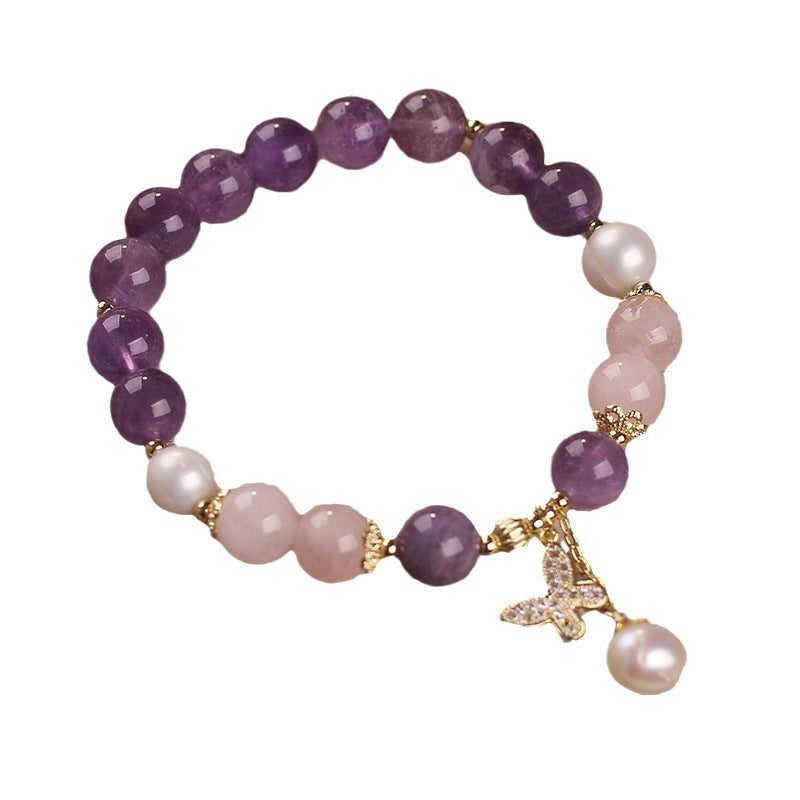 Amethyst Butterfly Bracelet For Women Healing By Tinkers