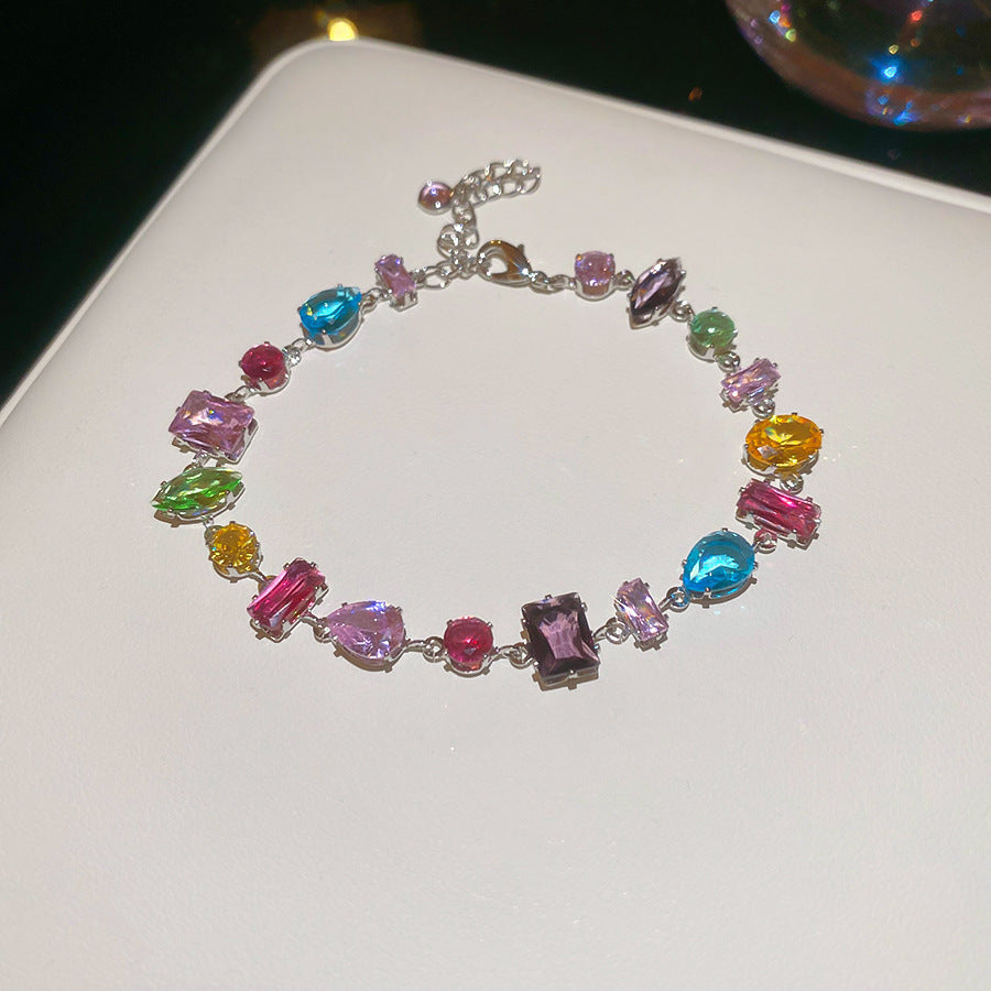 Handcrafted Zircon Drop Bracelet For Women Love By Tinkers